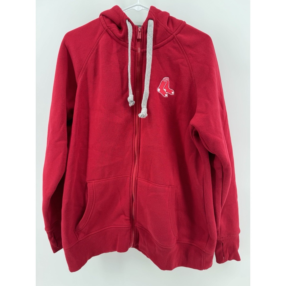 Boston Red Sox Women's antigua full zip hoodie Size Large